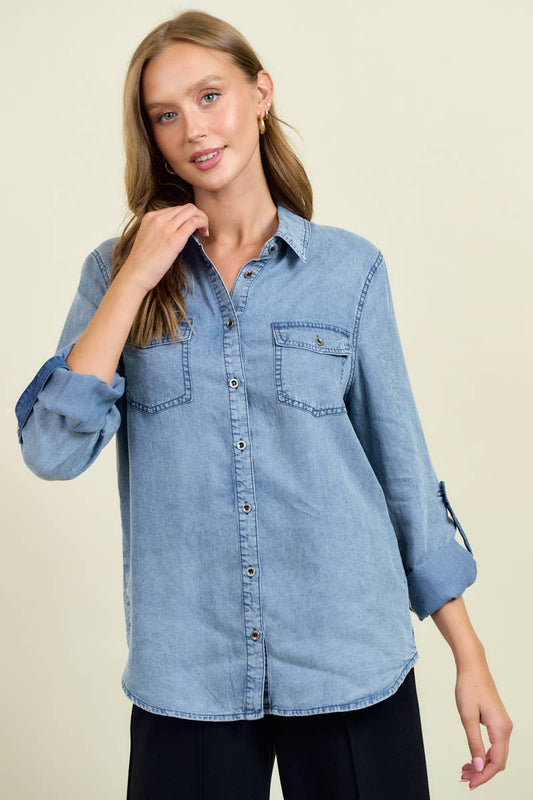 Easy Days Button-Up