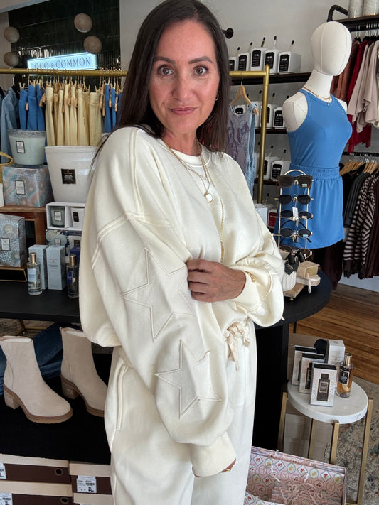 Starstruck Sweatshirt - Cream