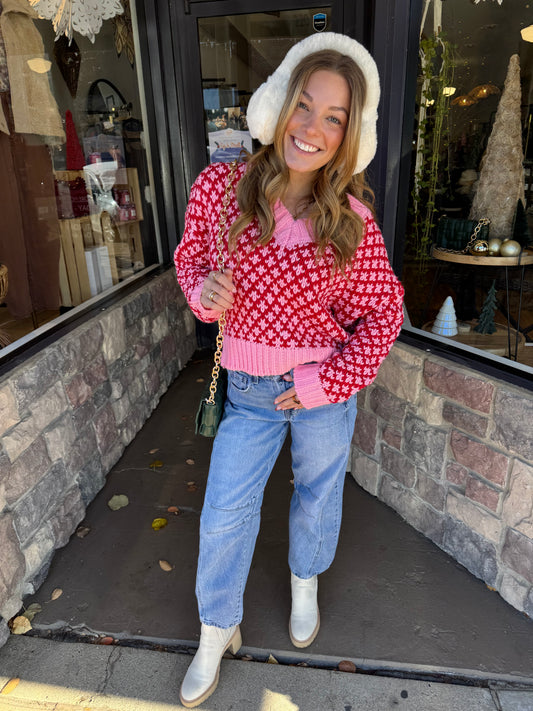 Cranberry Crush Sweater