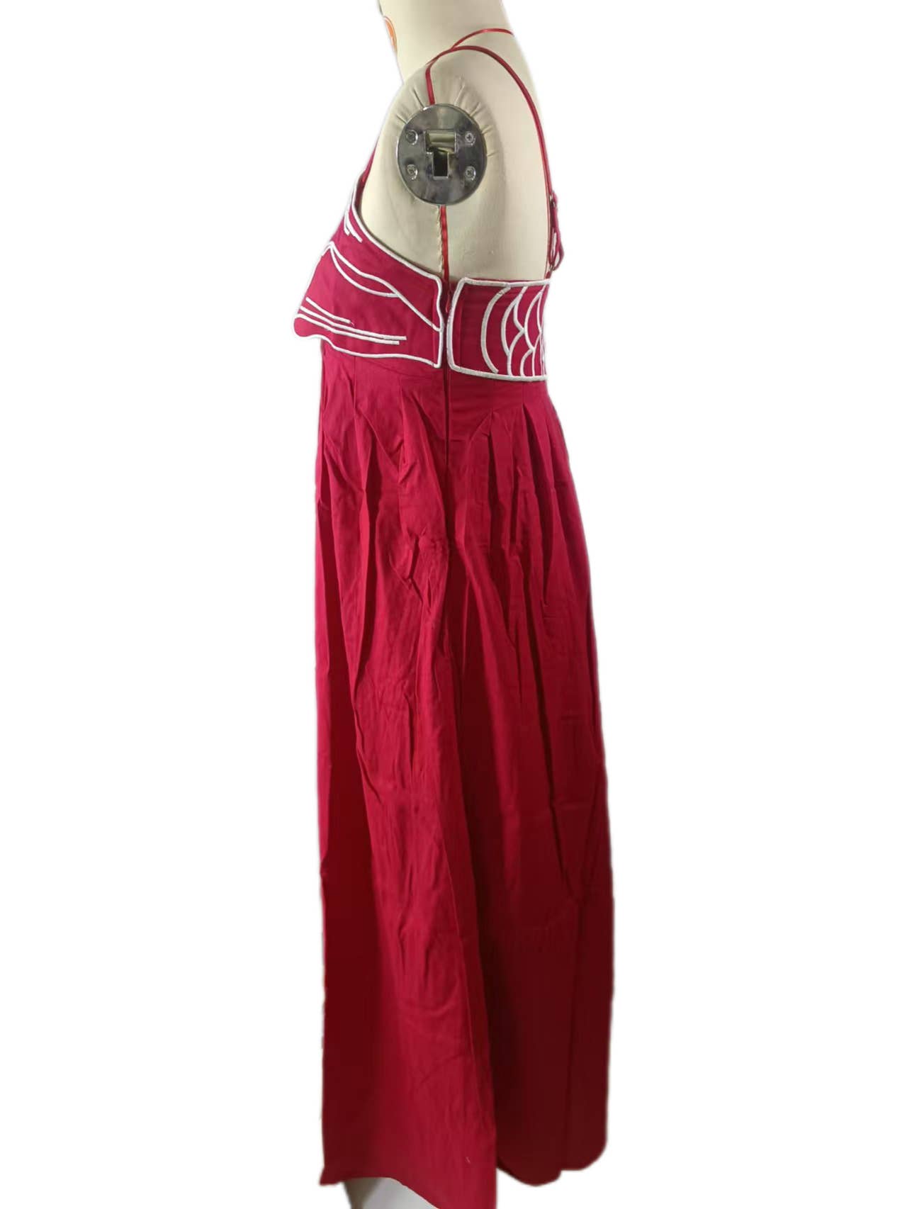 Crimson Current Maxi Dress