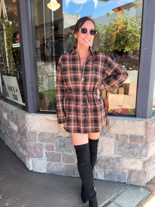 Brynn Plaid Romper