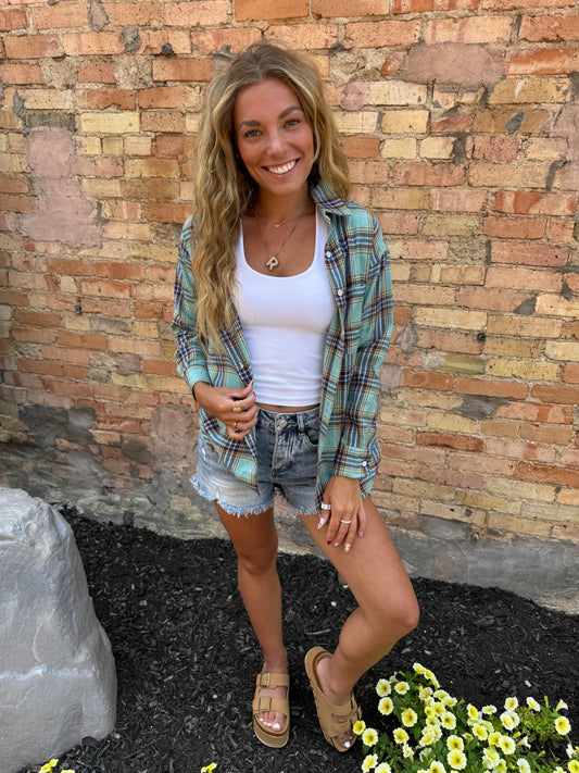 Evergreen Haze Flannel