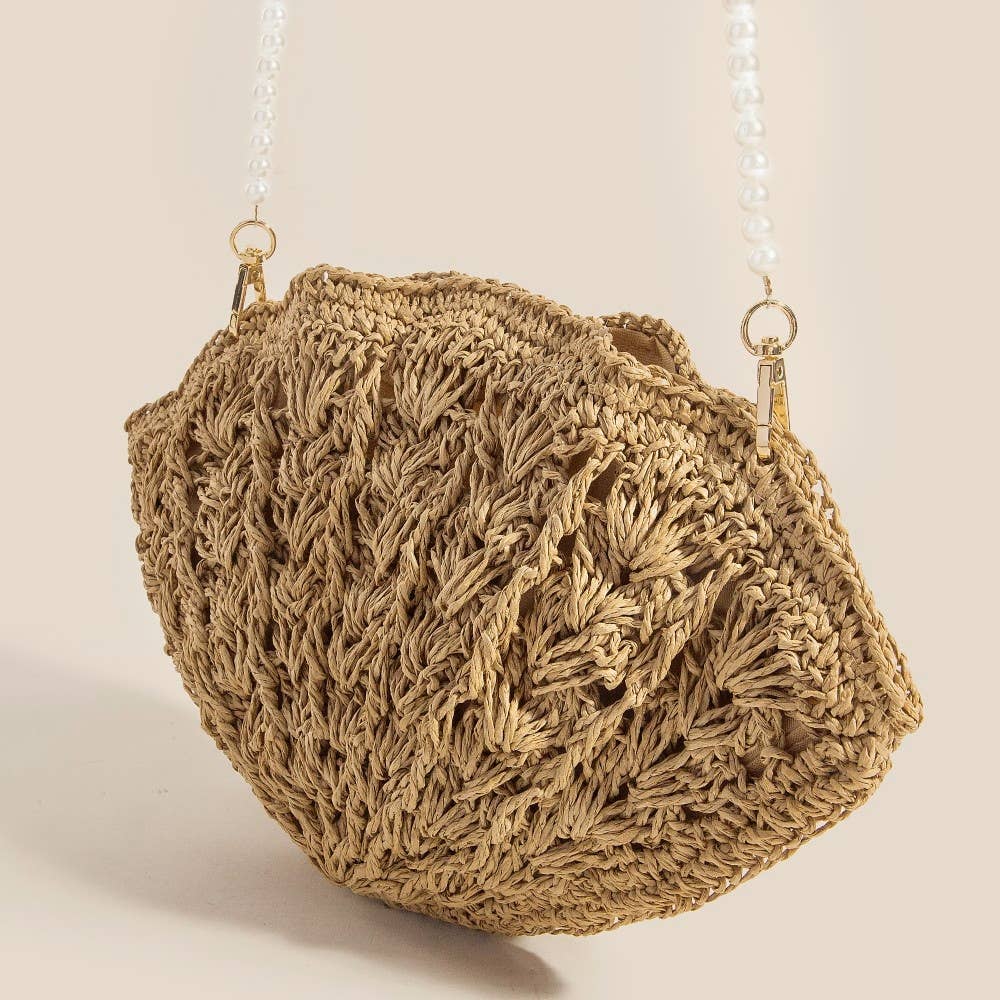 Seashell Sand Straw Bag