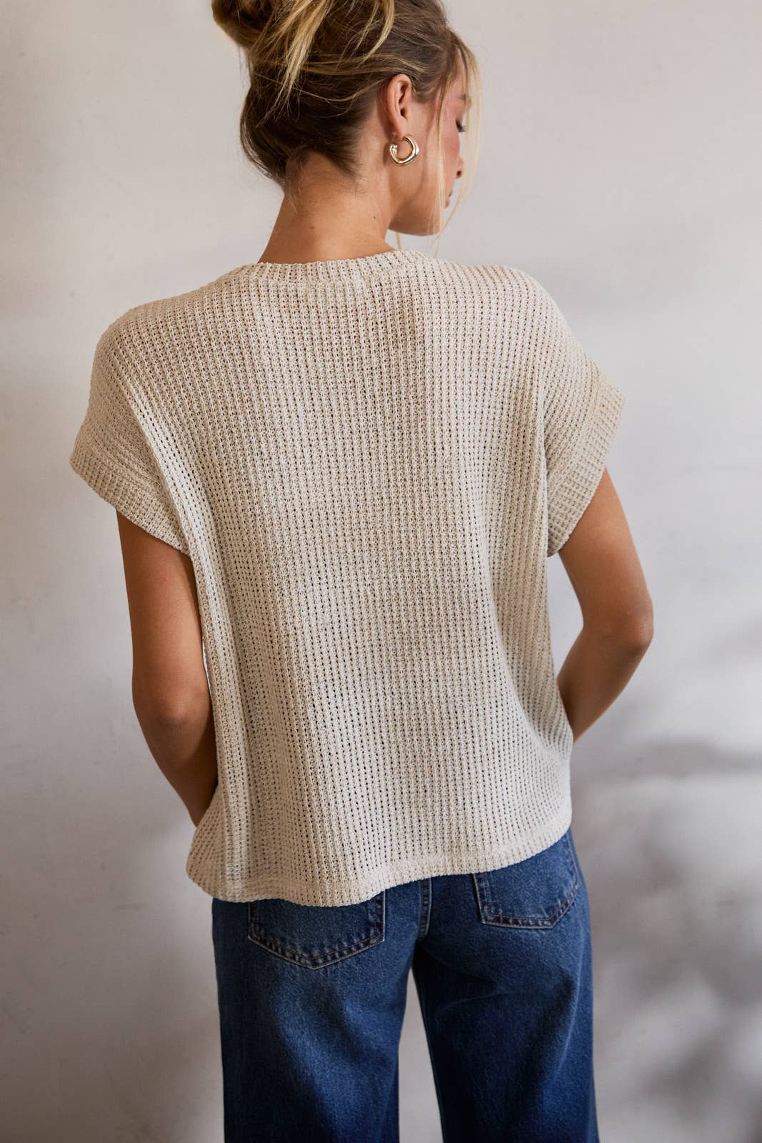Linen Sky Knit Top
