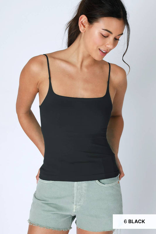 Square Cami - Black