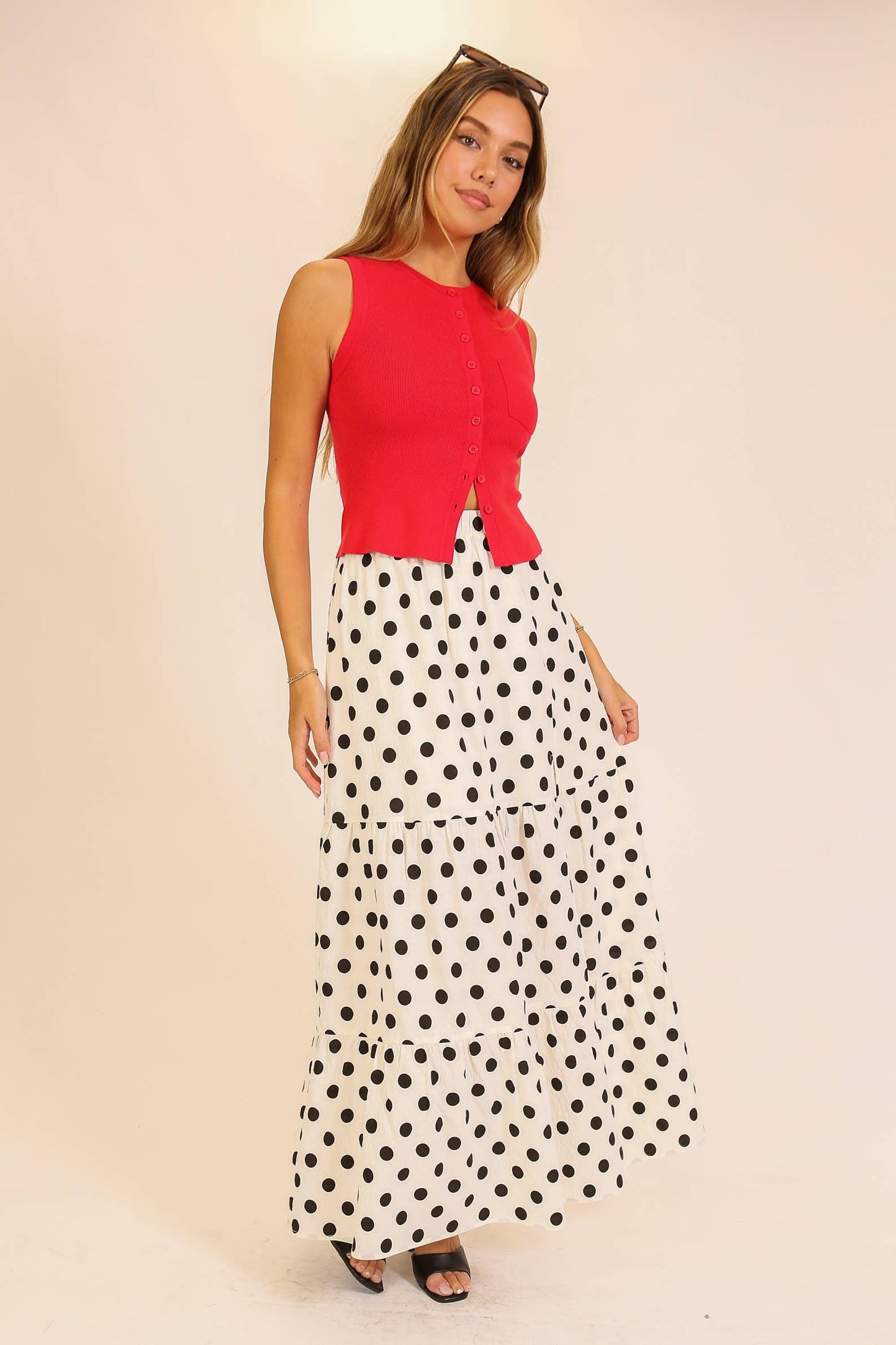 Josie Button Down Tank