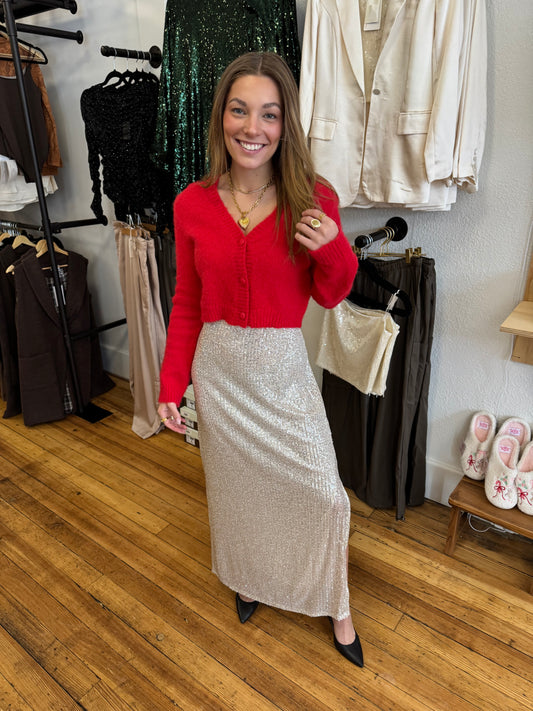 The Starlit Sequin Maxi