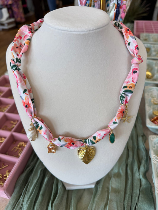 Alyssum Scarf Necklace