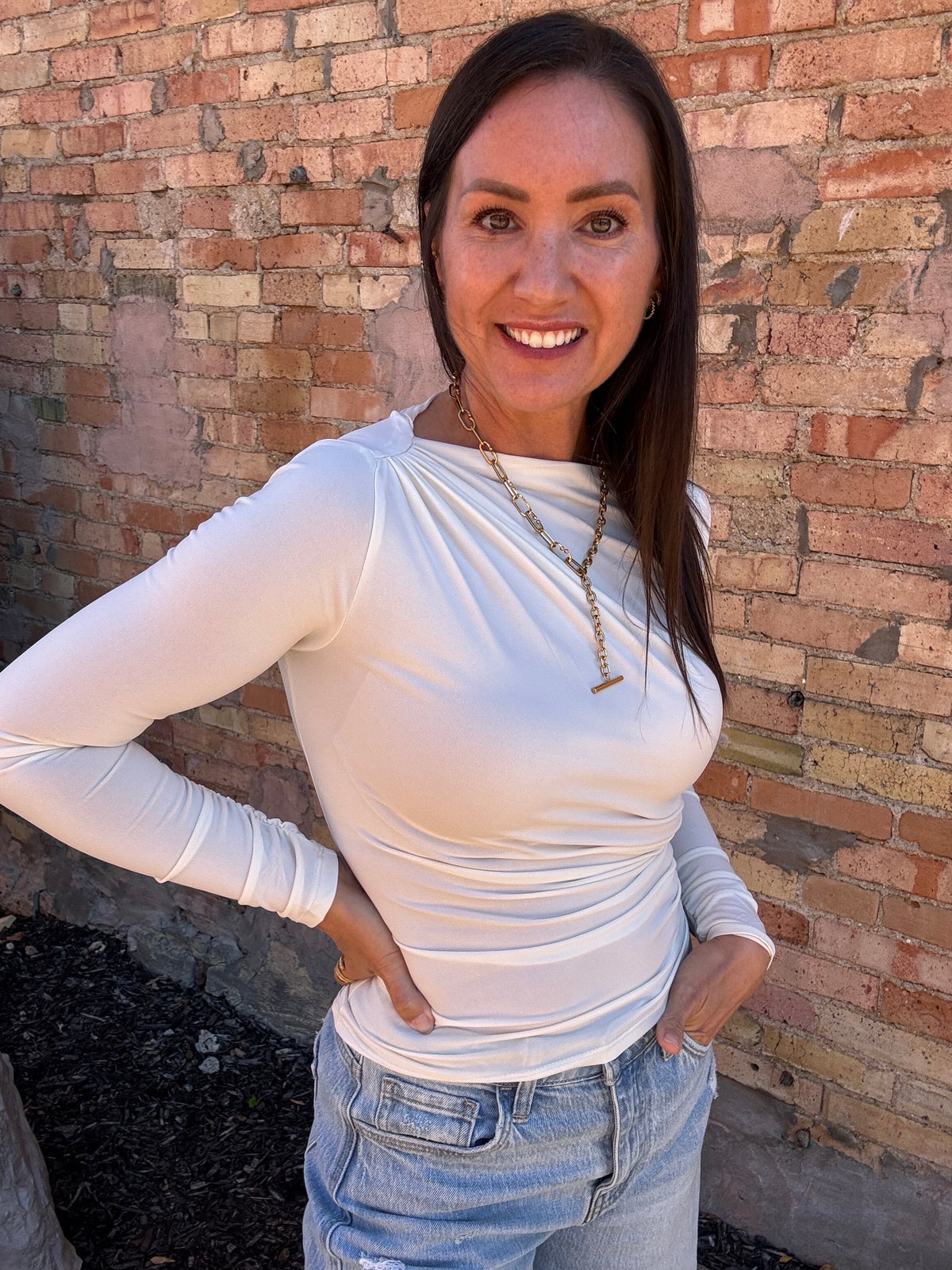 Camille Ruched Top