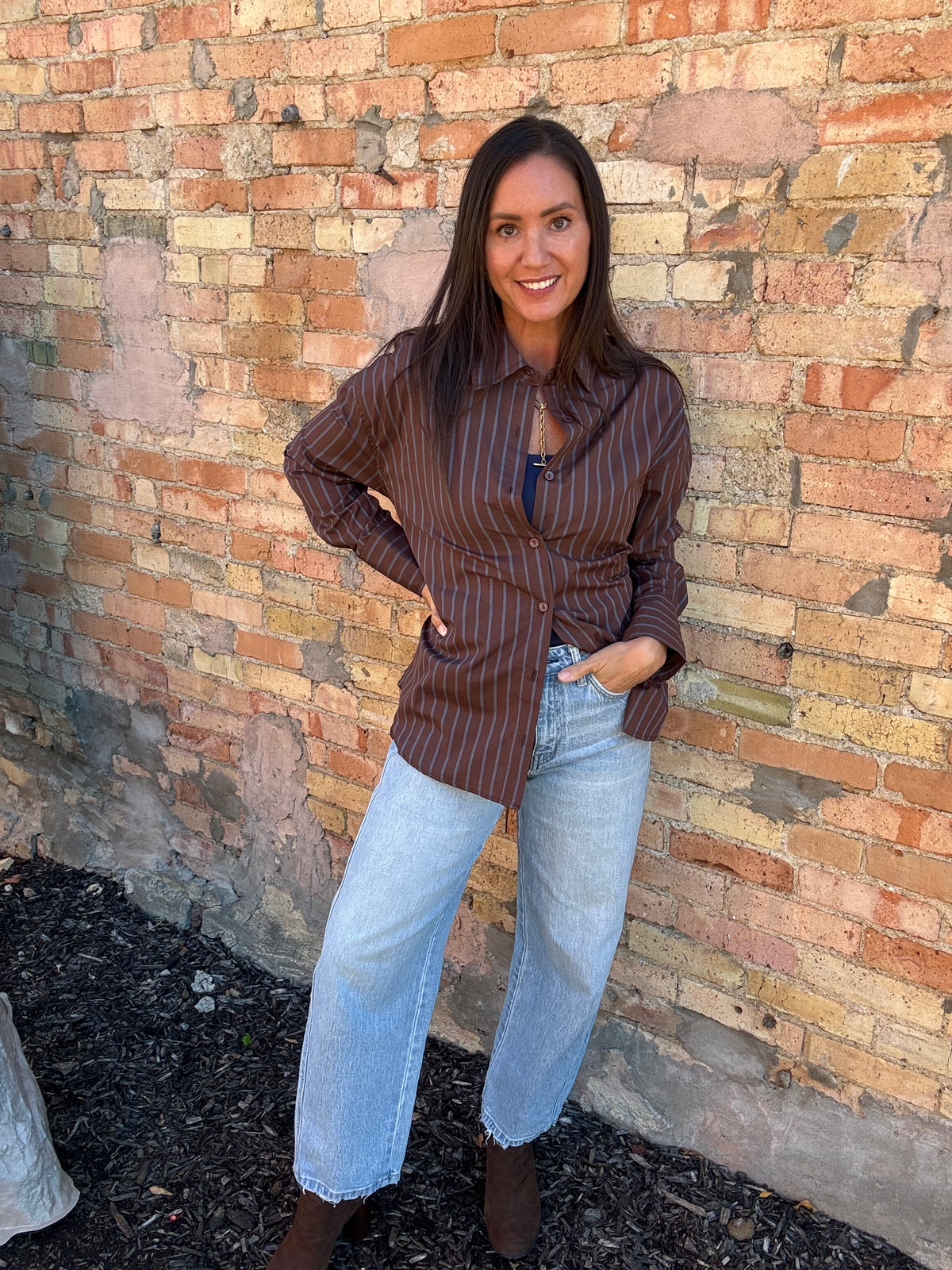 Hollis Striped Button Down