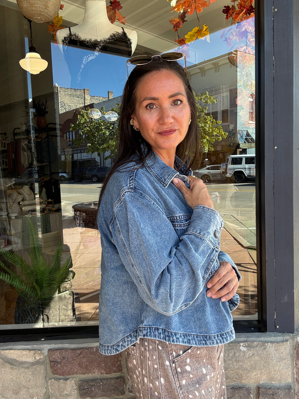Rowan Cropped Jean Jacket