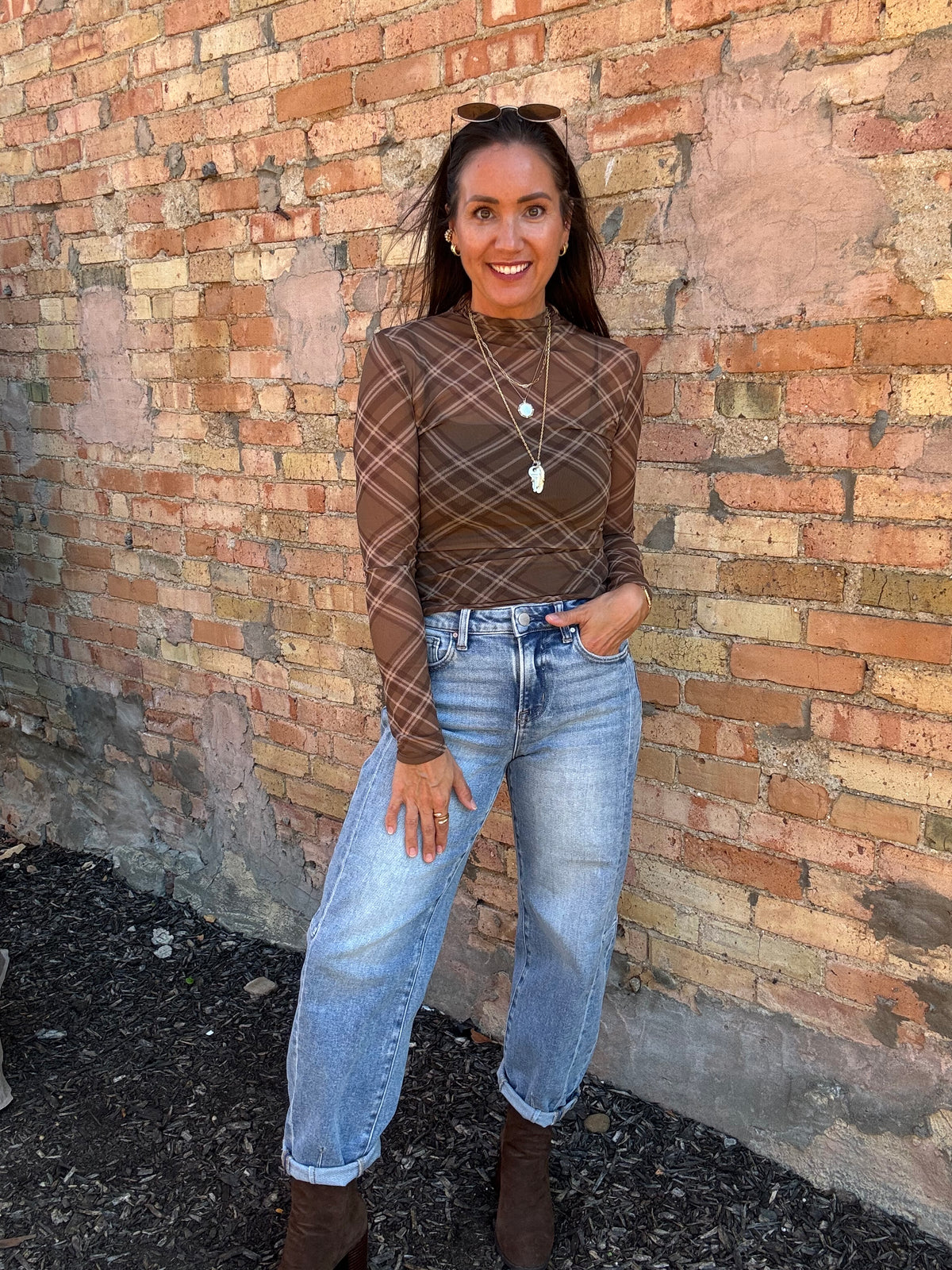 Fireside Mesh Top