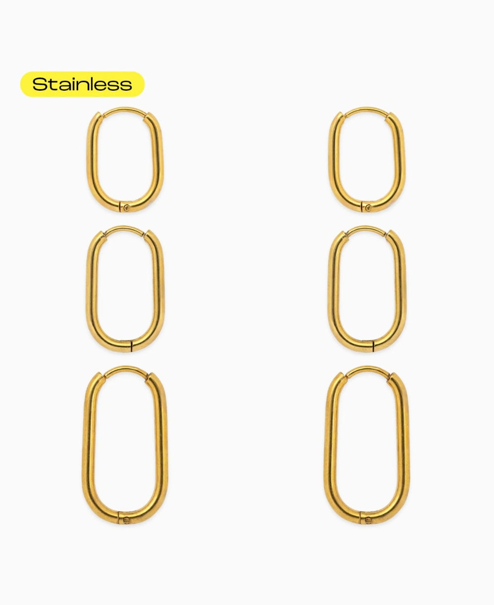 Jess Oval Hoops