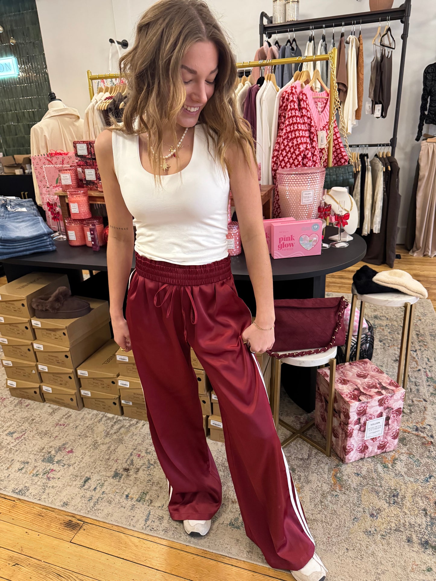 Crimson Track Pant