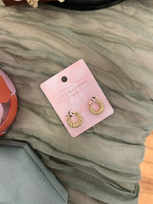 Skylar Twist Hoops