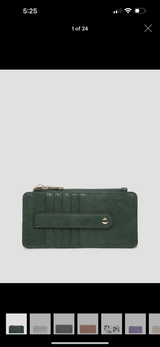 Saige Wallet - Hunter Green