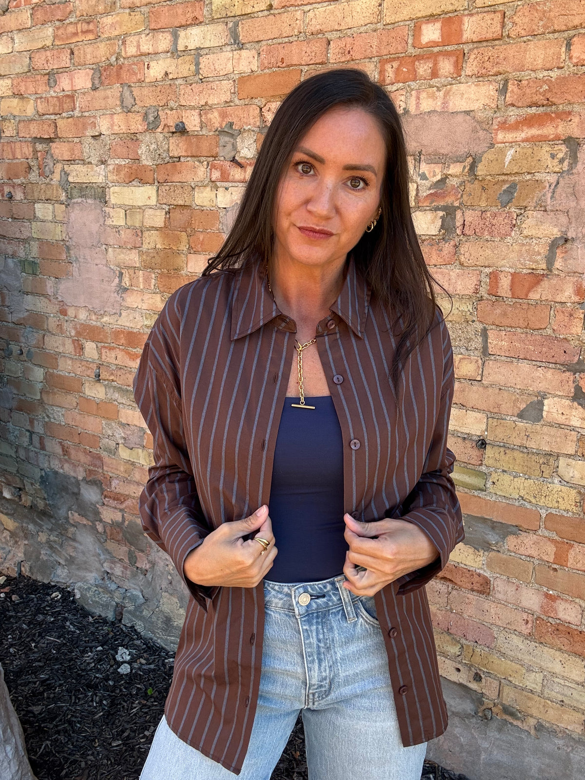 Hollis Striped Button Down