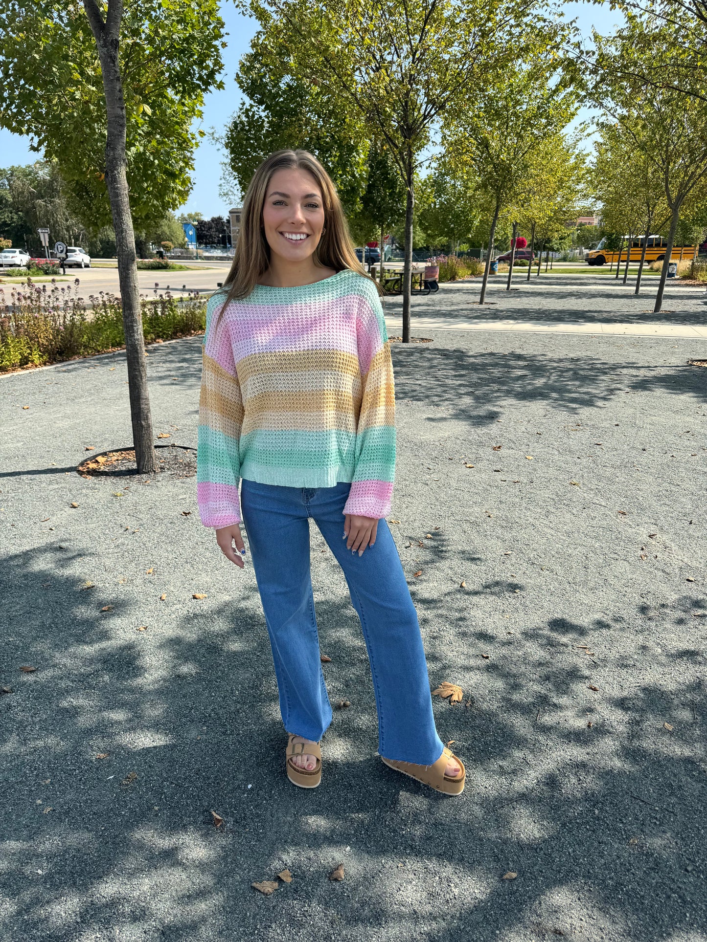 On Break Stripe Sweater