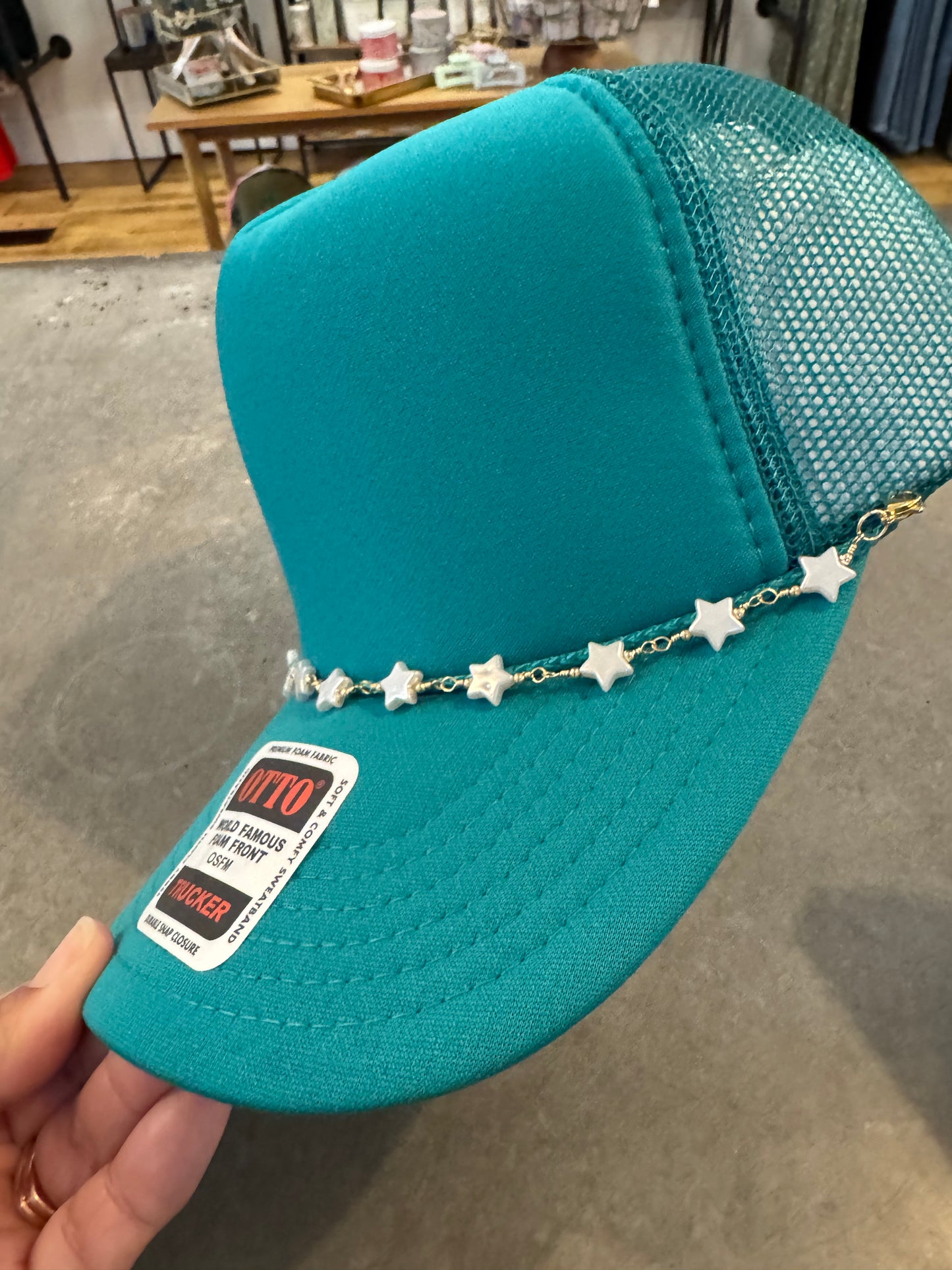 Star Pearl Hat Chain