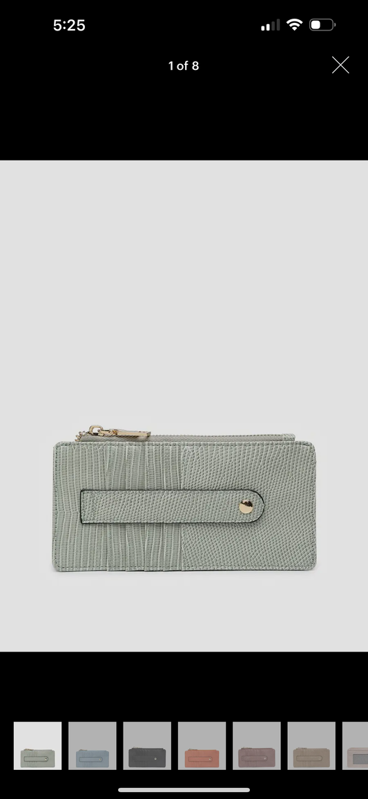 Saige Wallet - Light Green