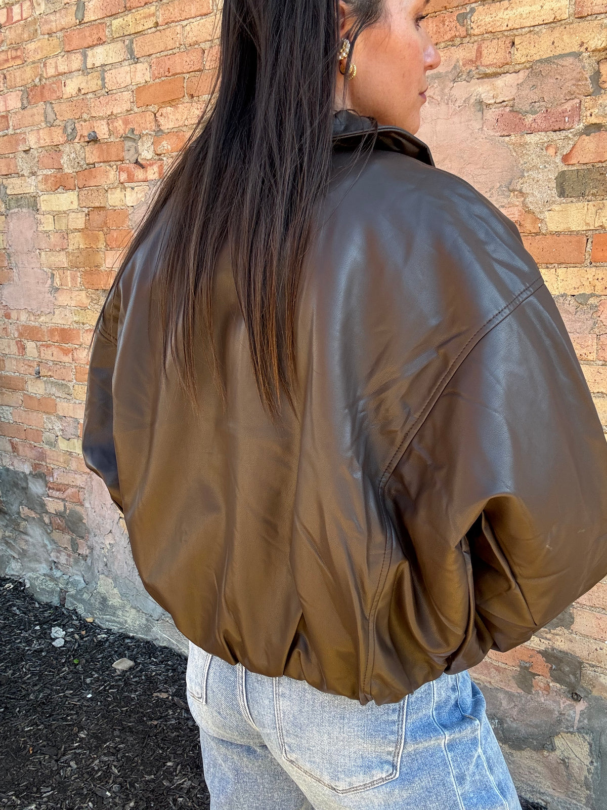 Arden Faux Leather Jacket