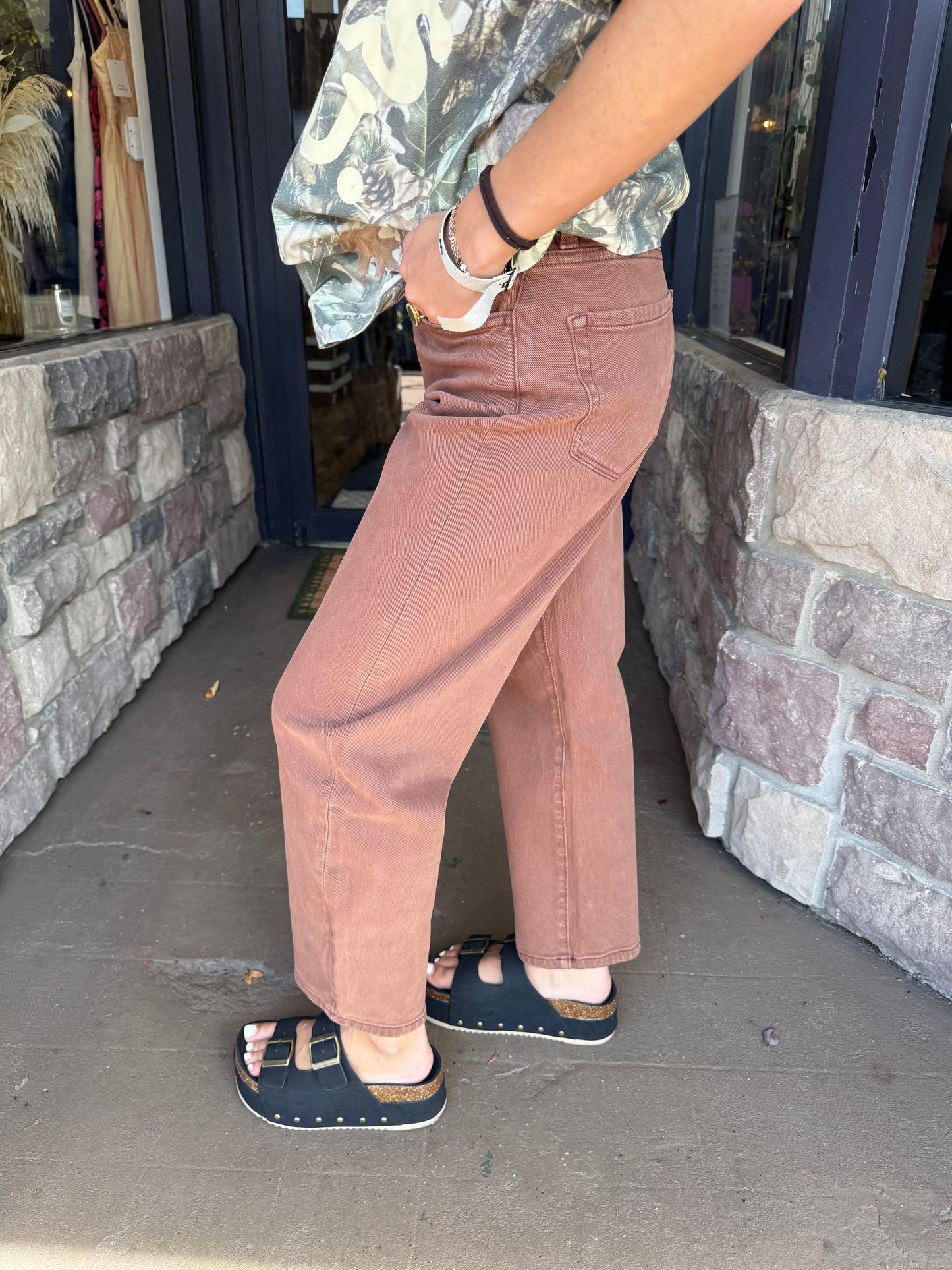 Chestnut Barrel Jean