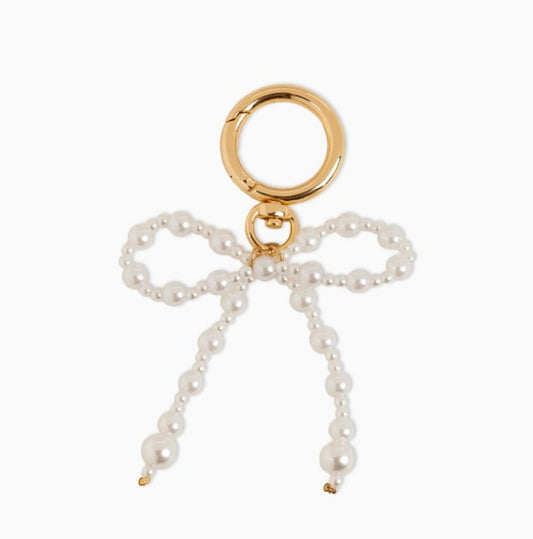 Pearl Bow Keychain