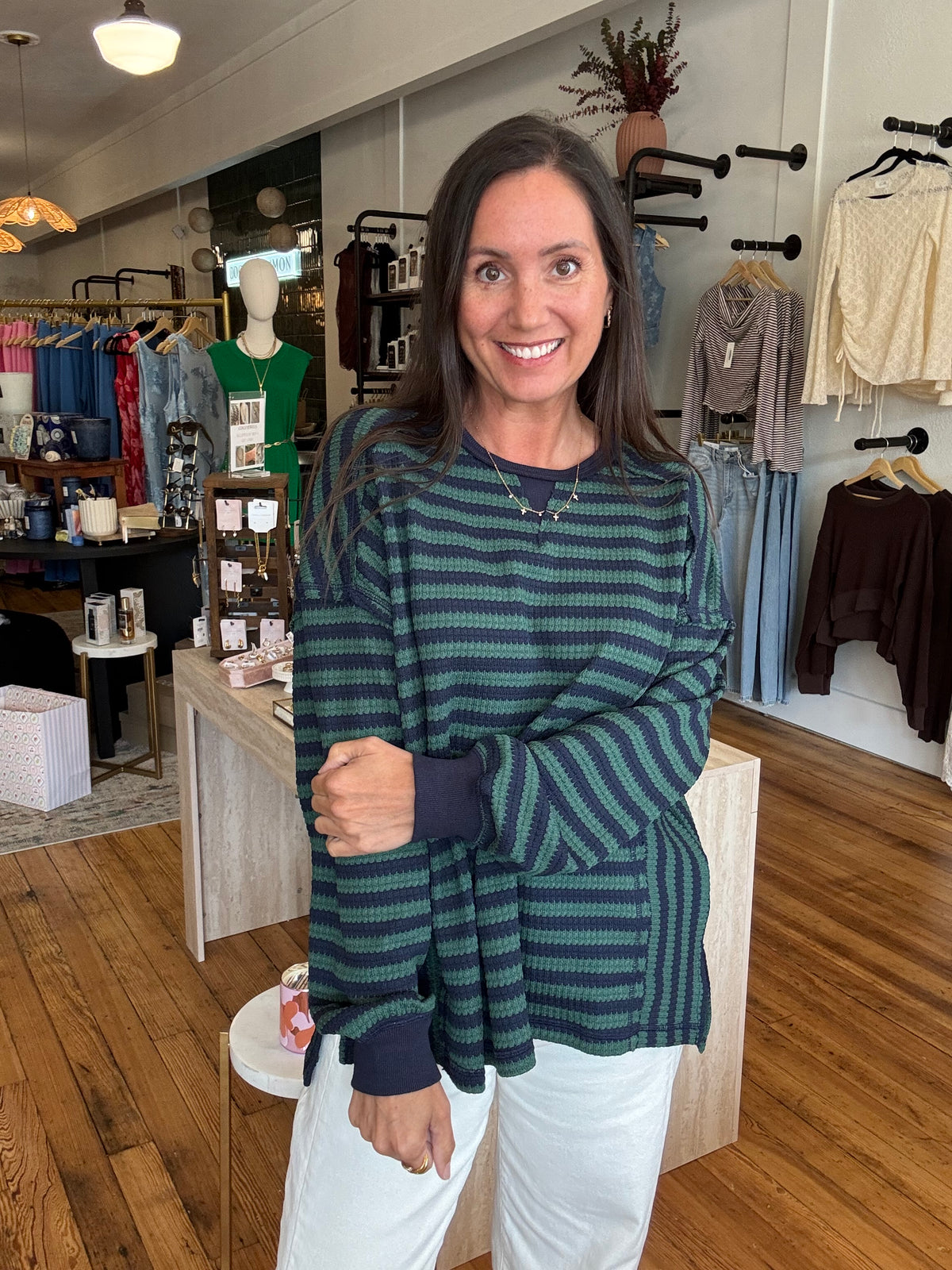 Irish Weekender Stripe Top