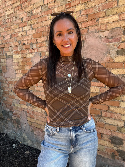 Fireside Mesh Top