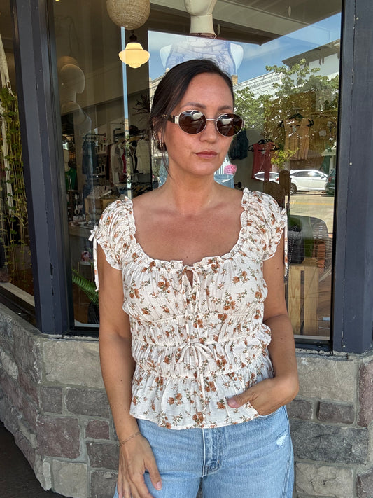 Meagan Floral Top