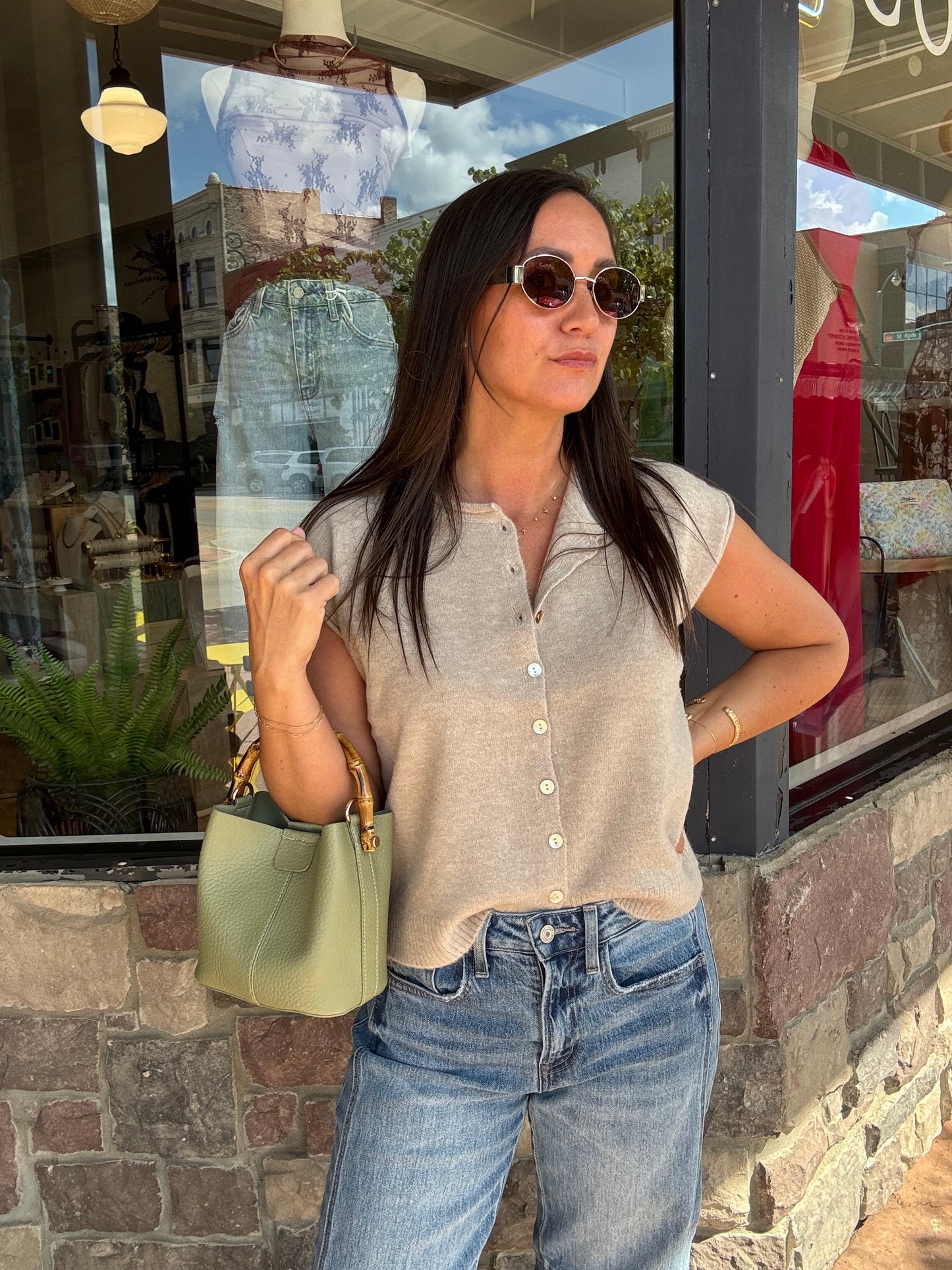 Aspen Knit Button Down