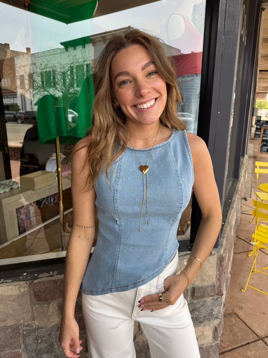 High Desert Denim Tank