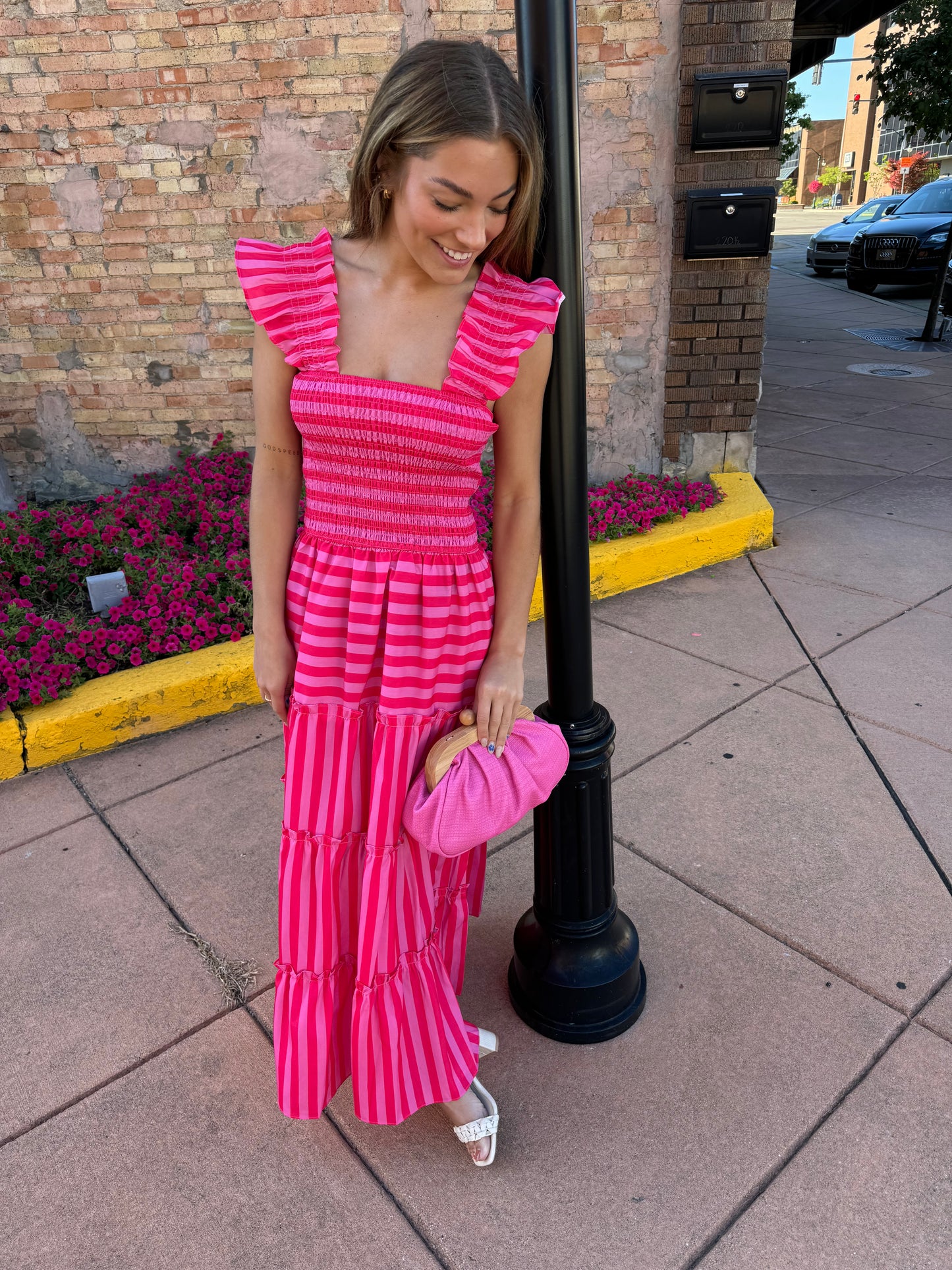 Brielle Striped Maxi Dress