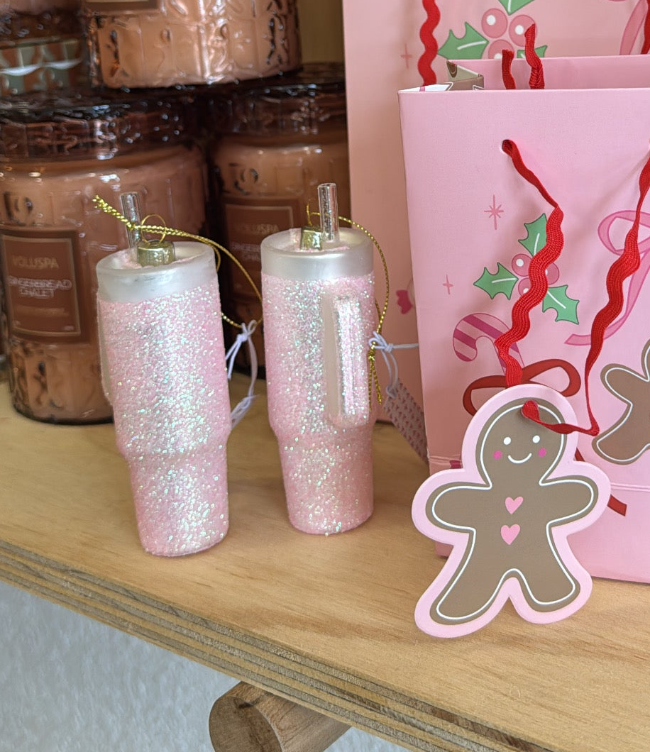 Pink Stanley Ornament