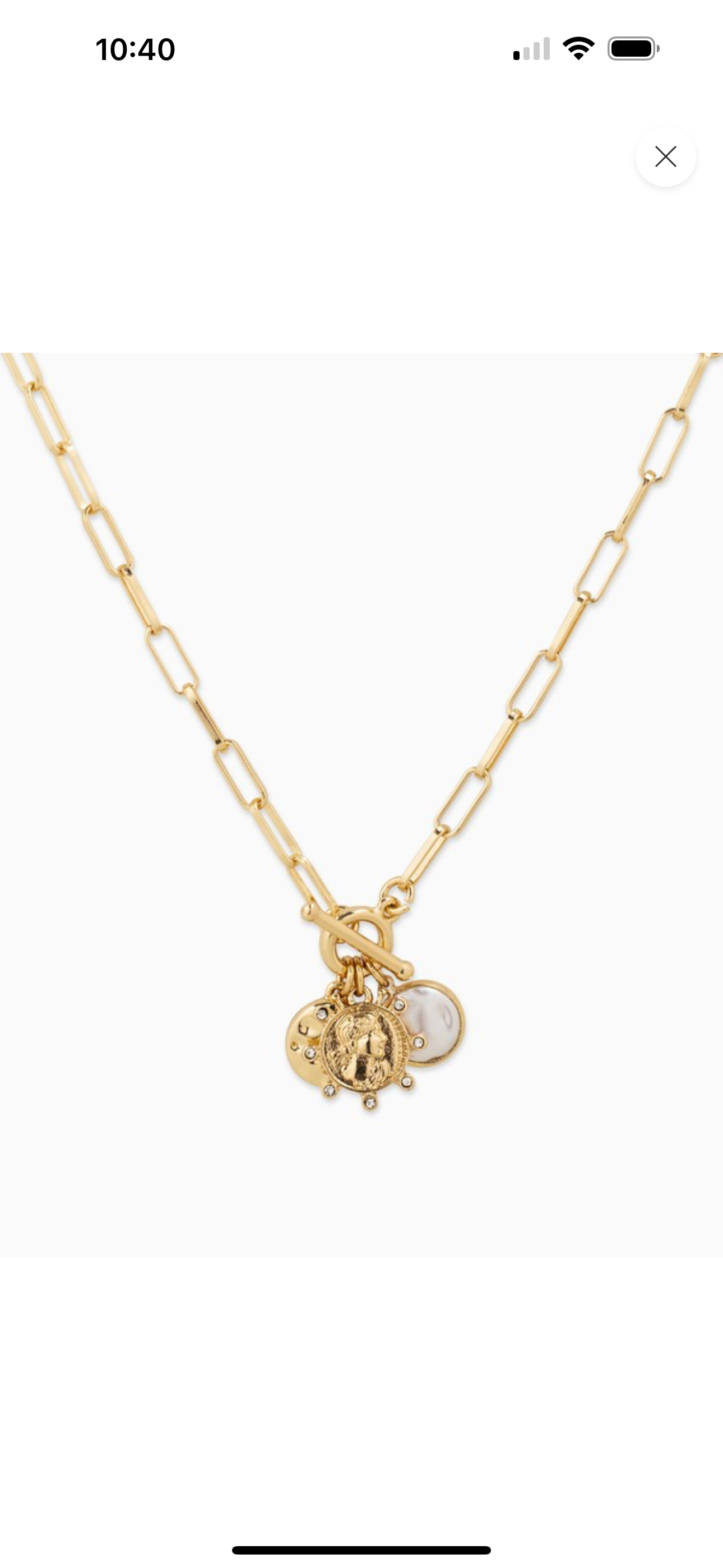 Gold Coin Necklace