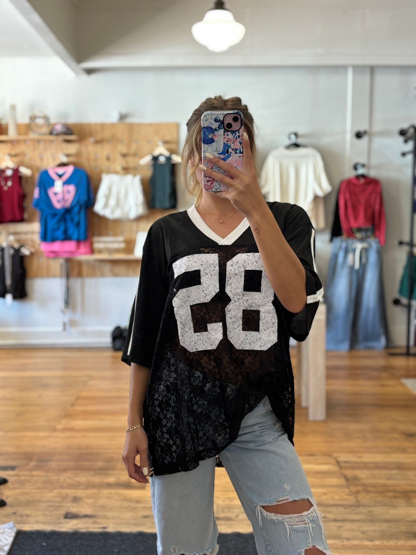 Lace 85 Jersey - Black