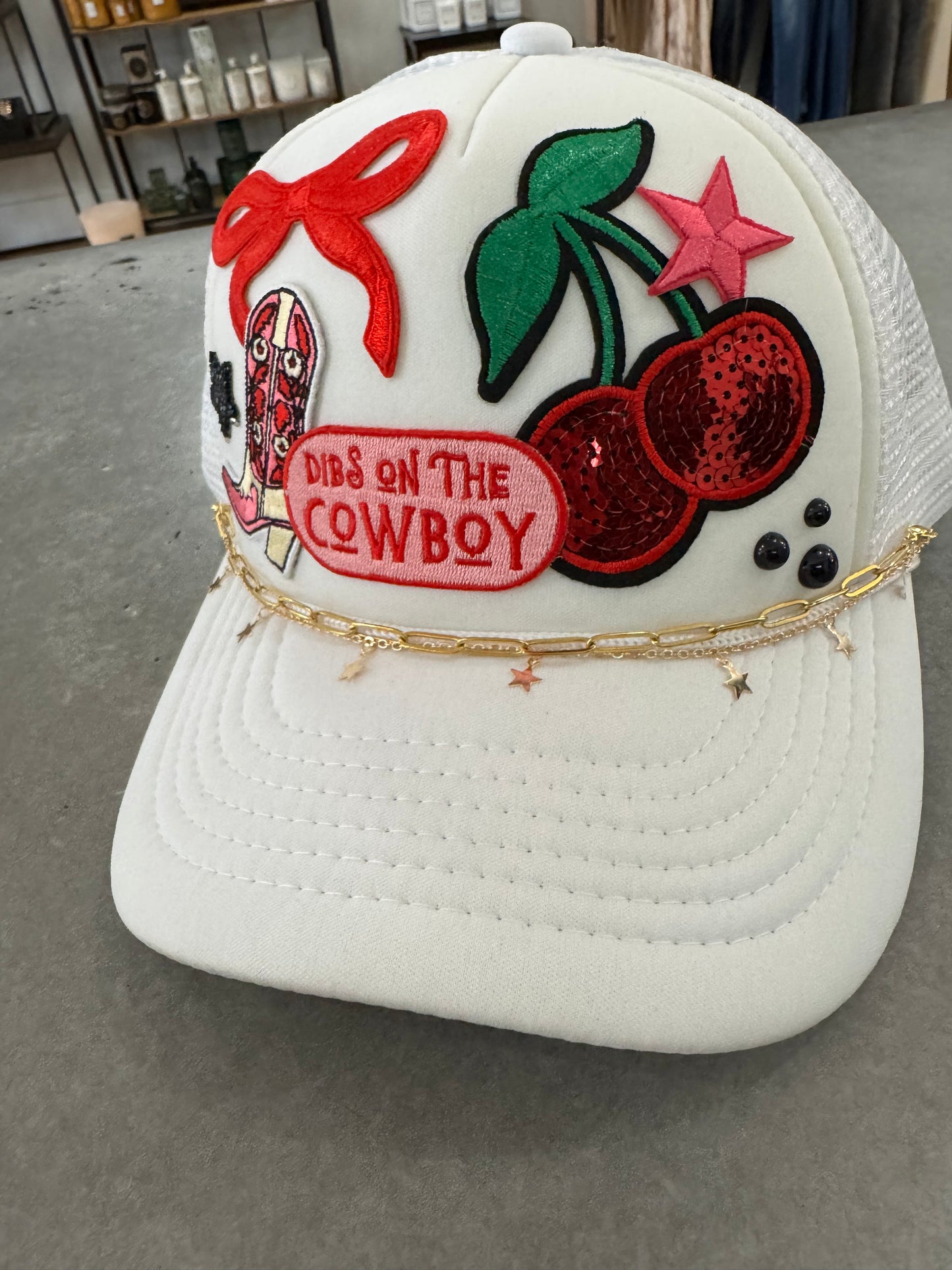 Dibs on the Cowboy Trucker Hat