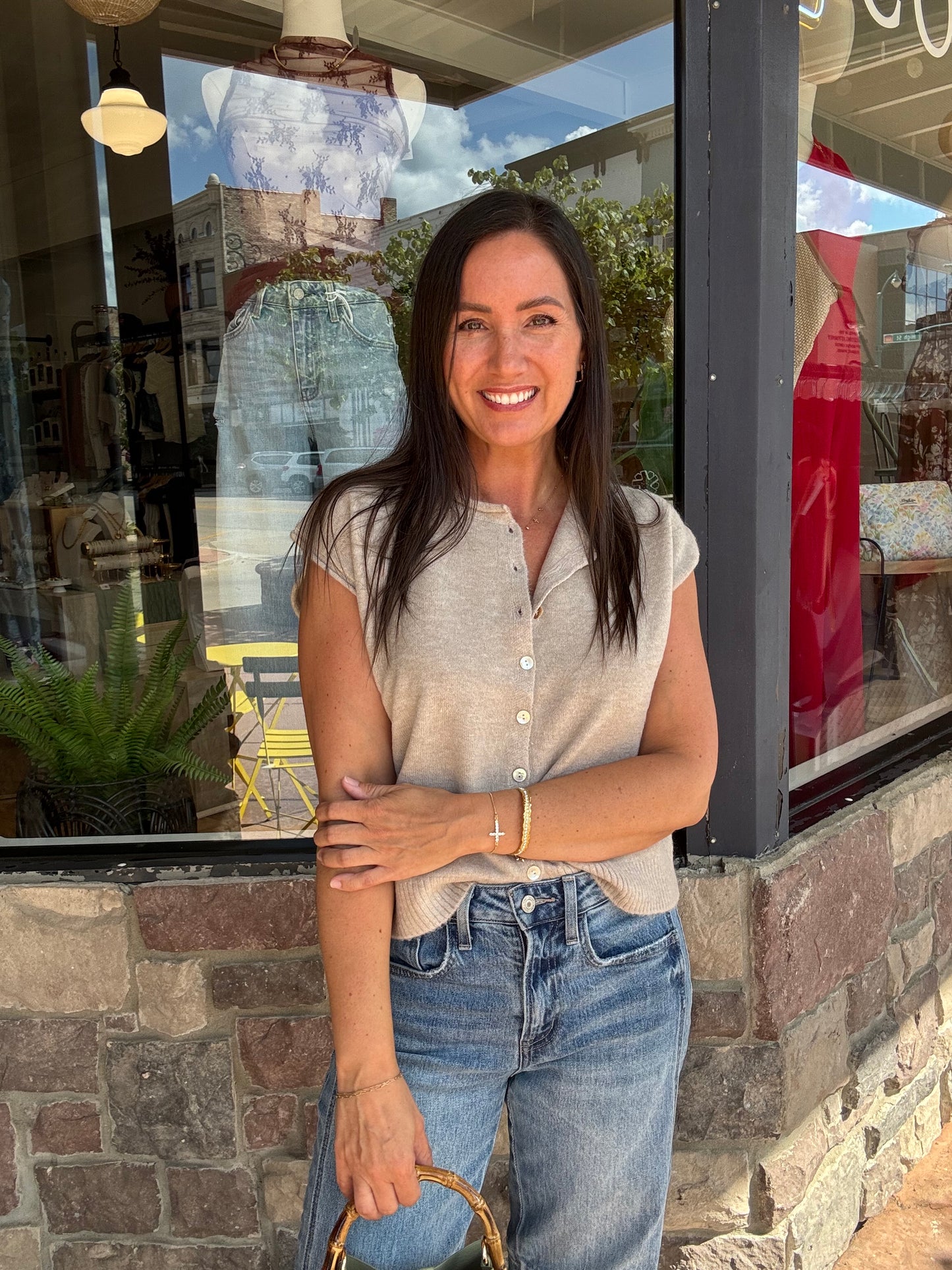 Aspen Knit Button Down