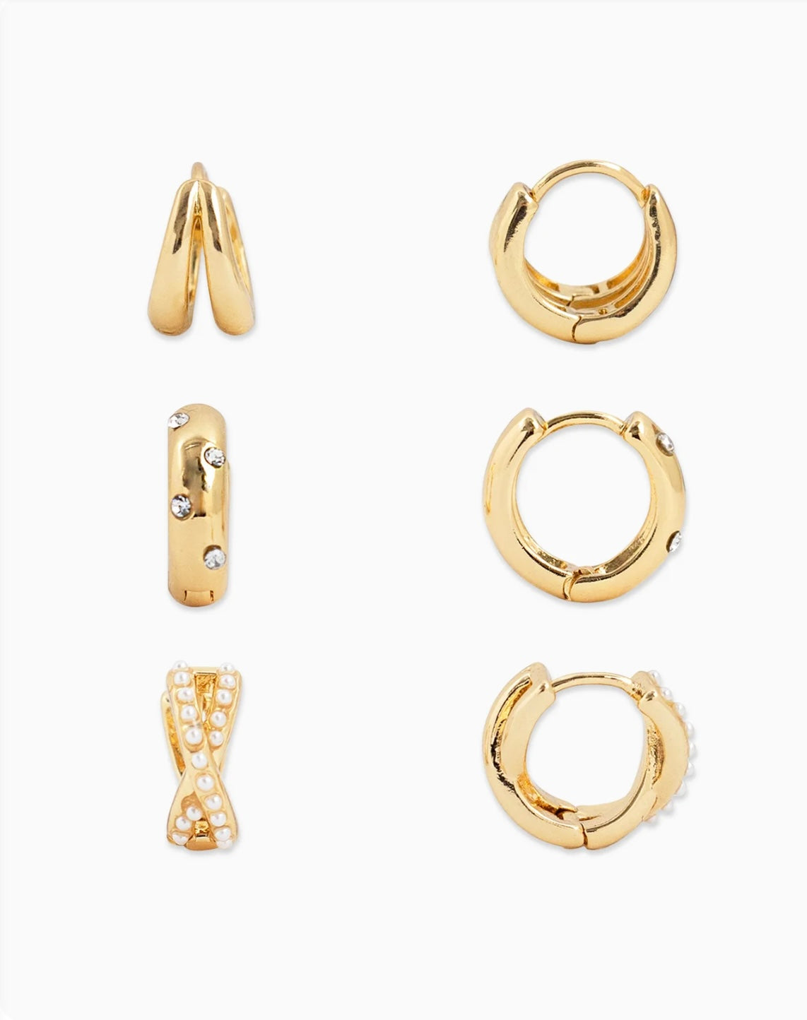 Hannah Huggie Hoops Set