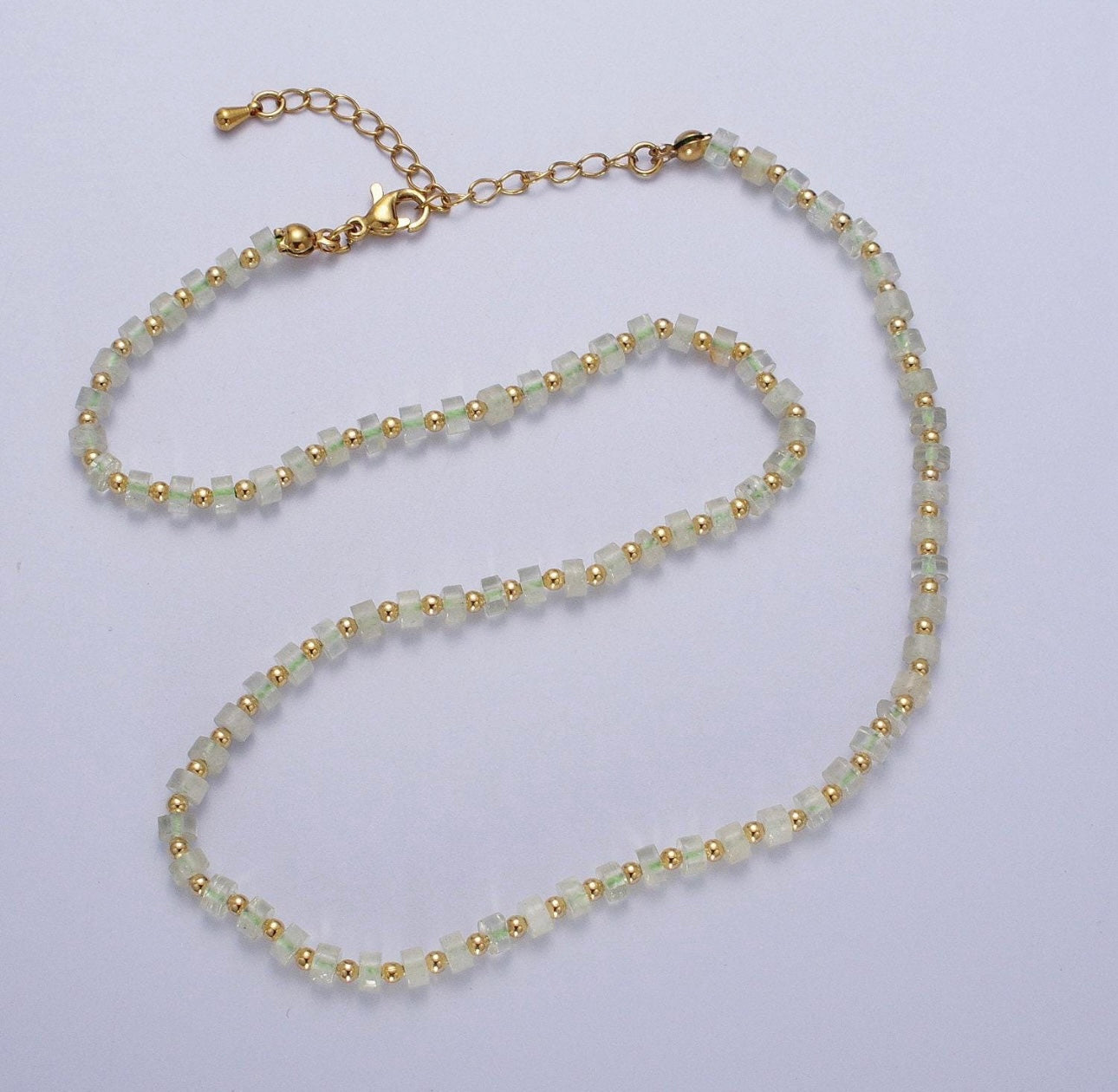 Prehnite Gemstone Necklace