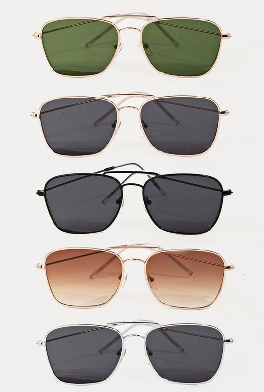 Reverse Lens Aviator Sunglasses