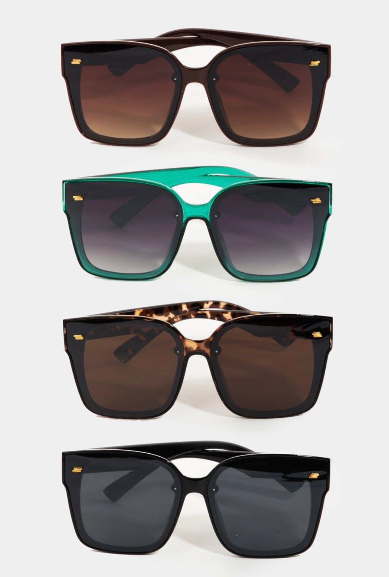 Large Square Acetate Sunglasses