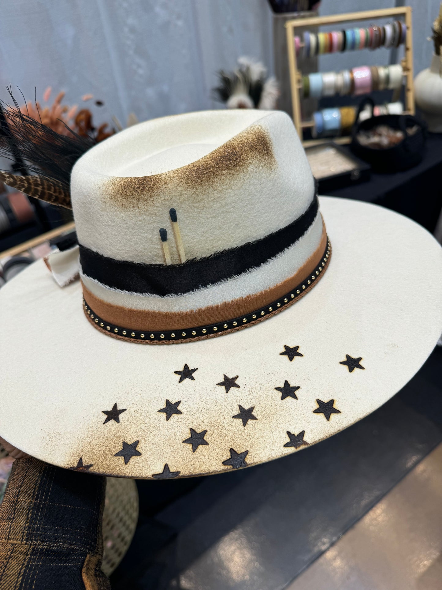 Among the Stars Custom Hat