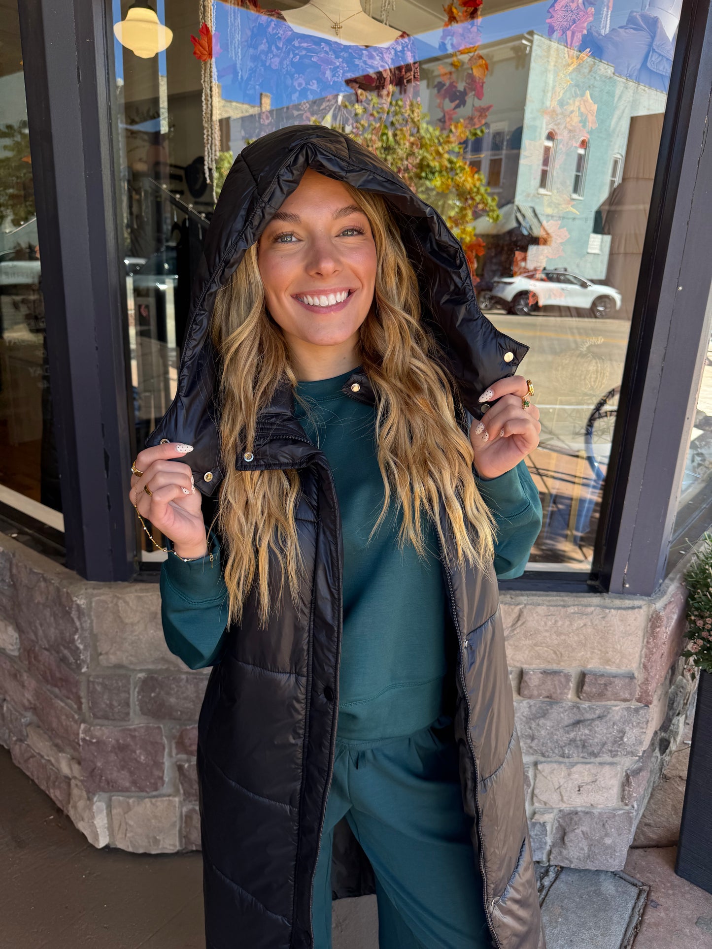 The Alpine Puffer Vest - Black