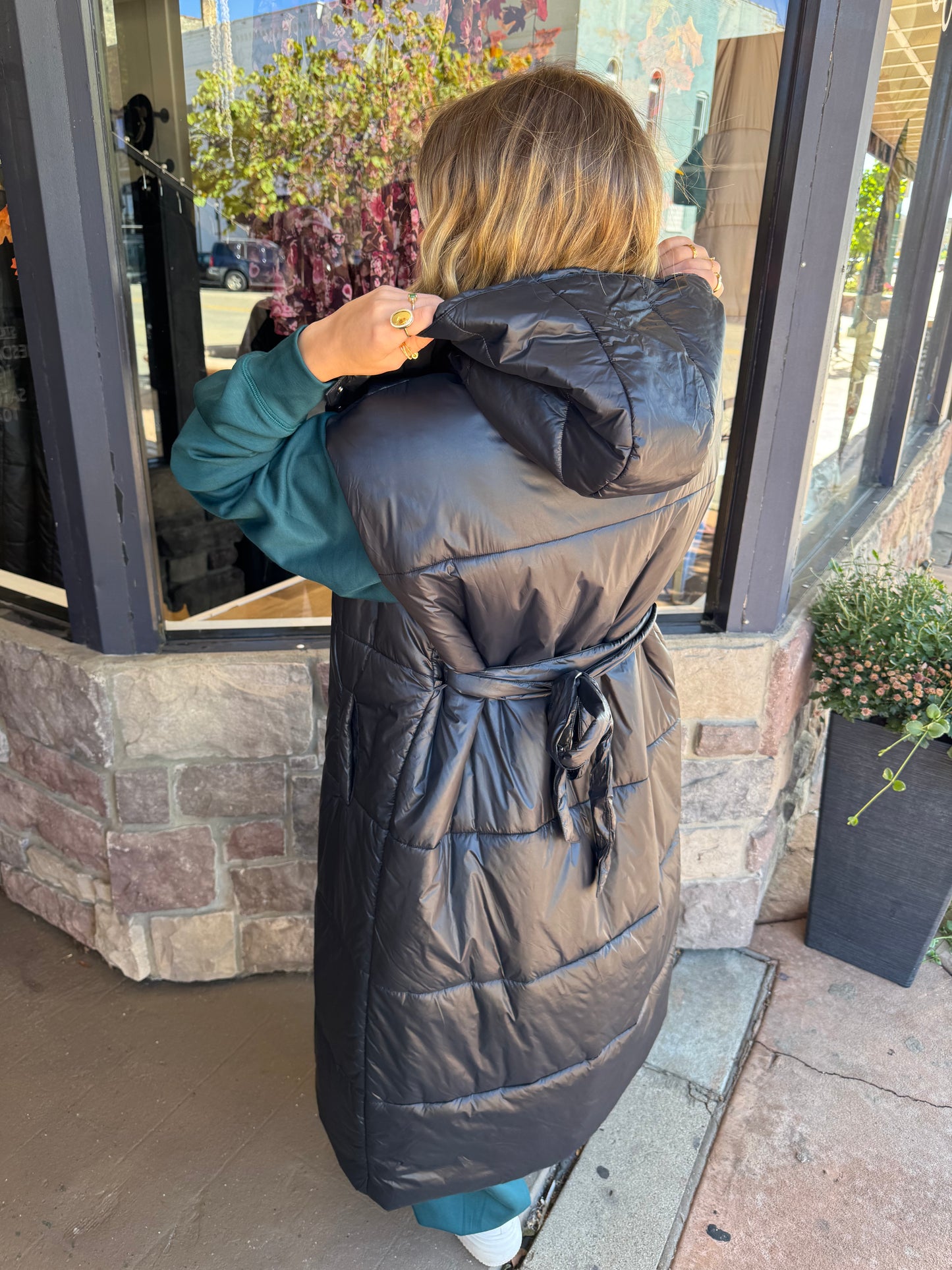 The Alpine Puffer Vest - Black