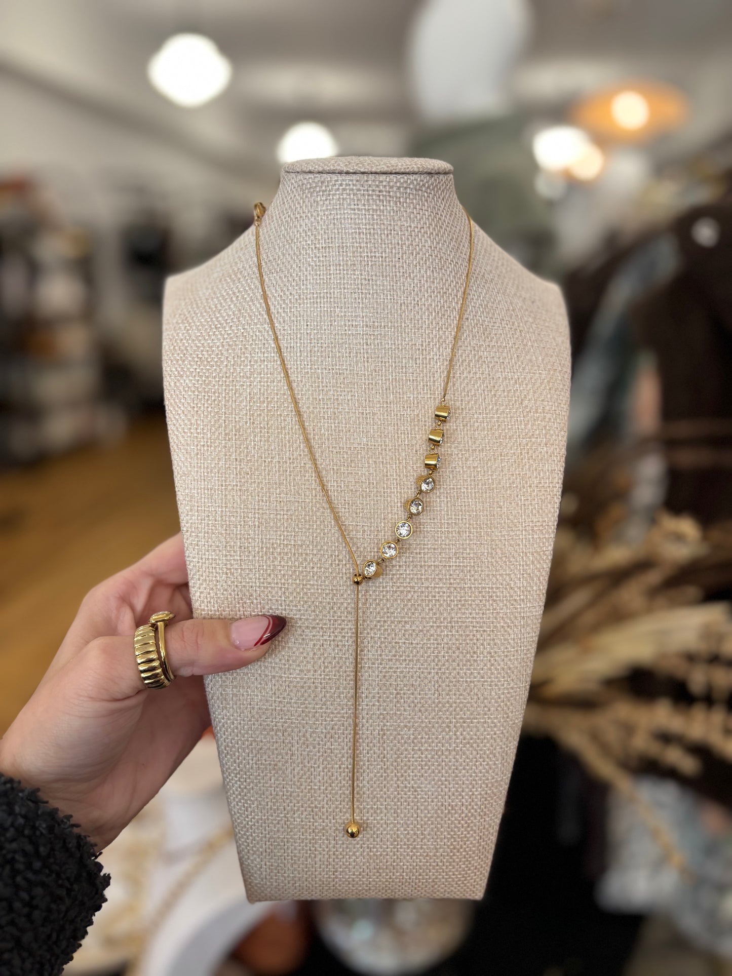 The Celeste Y-Necklace