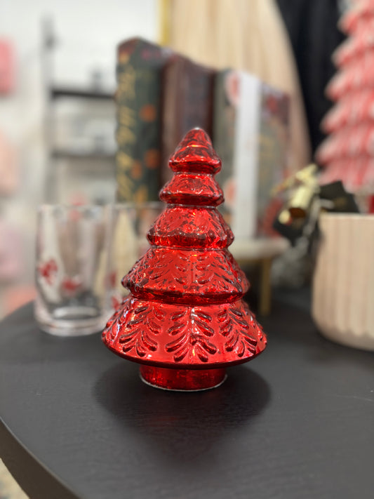 Red Decorative Christmas Tree