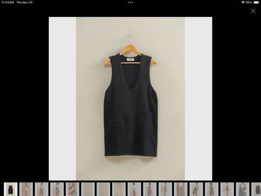 The Rowan Knit Dress | Black