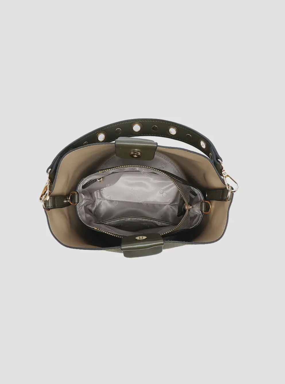 Farrah Suede Bucket Bag - Black