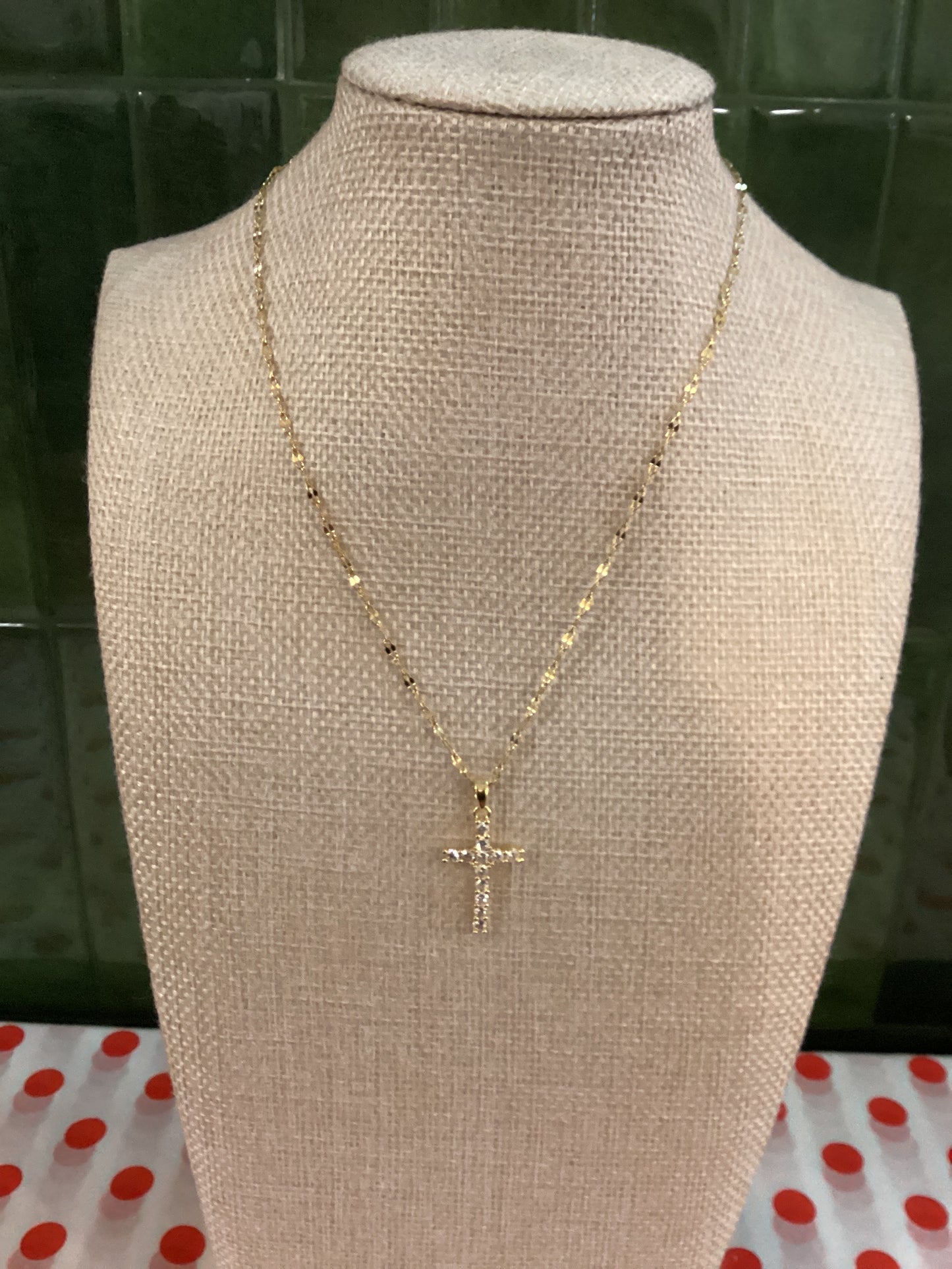 Shimmer Faith Necklace